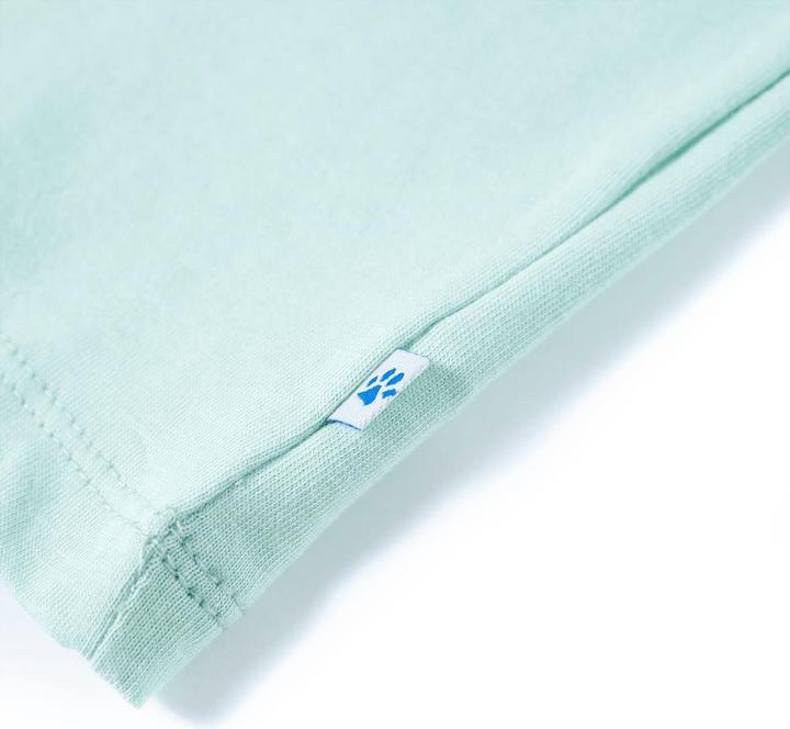 Immagine prodotto VidaXL Maglietta per bambini Verde menta chiaro 104,Materiale: 100 (104)