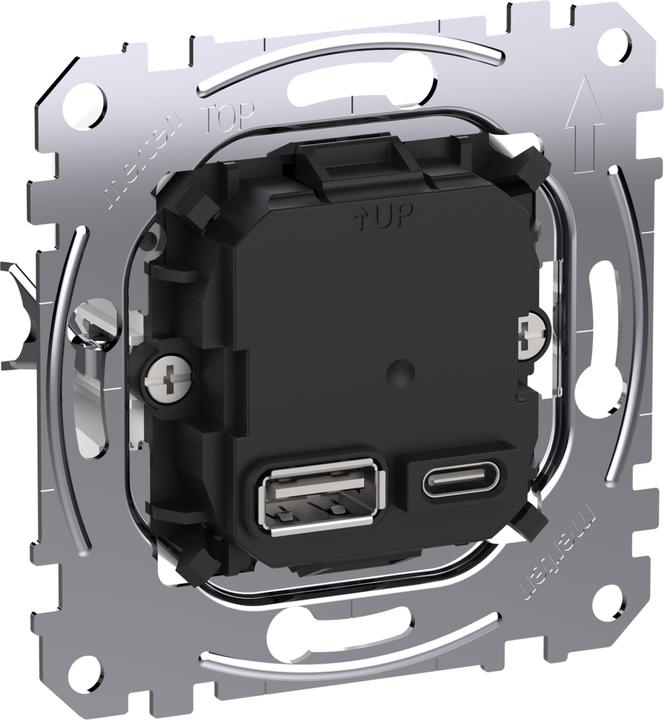 Immagine prodotto Merten MEG4366-0120 Inserto di ricarica USB tipo A+C con alimentazione T - USB tipo C - Notebook (0.08 W)