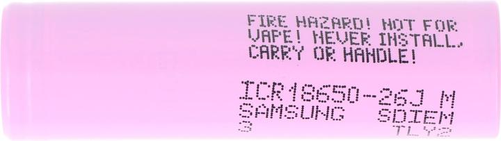 Immagine prodotto Samsung Akku ICR18650-26J ungeschützt (1 pz., 18650, 2603.70 mAh)