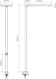 Actual product image Nobile NOBI LED table lamp (8000 lm)