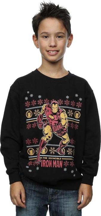 Produktbild Iron Man Fair Isle Christmas Sweatshirt Jungen (152, 158)