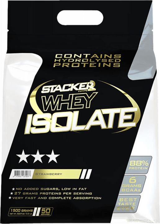 Immagine prodotto Stackers Proteine isolate del siero del latte Stacker2 (Fragola, 1500 g)