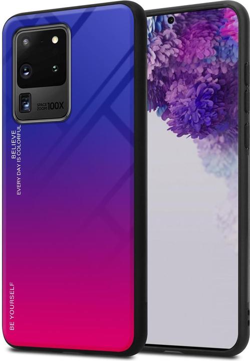 Produktbild Cadorabo TPU 2 Farben Glas Cover (Samsung Galaxy S20 Ultra)