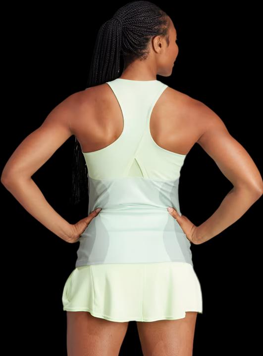 adidas Tennis Heat Rdy Pro Y-Tank Top Silver Gree Woman (L)