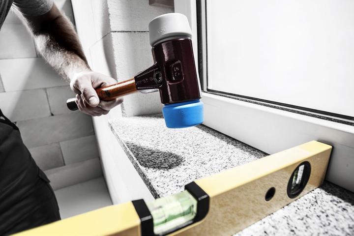 Actual product image Halder SIMPLEX soft-face hammer 40 RUBBER/PLASTICS TE SIMPLE (640 g)