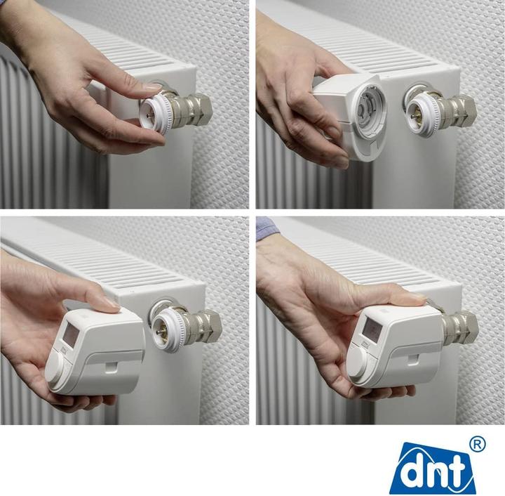Actual product image DNT Radiator thermostat