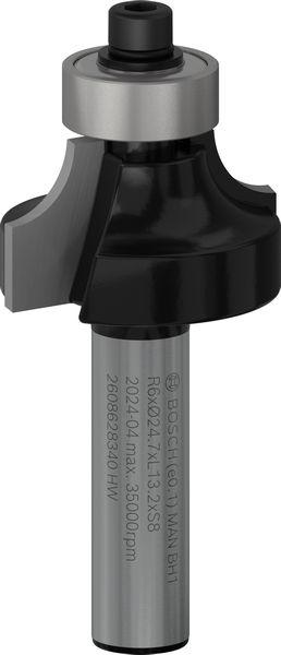 Image du produit Bosch Professional Zubehör Fraise à arrondir 8 mm, R1 6 mm, L