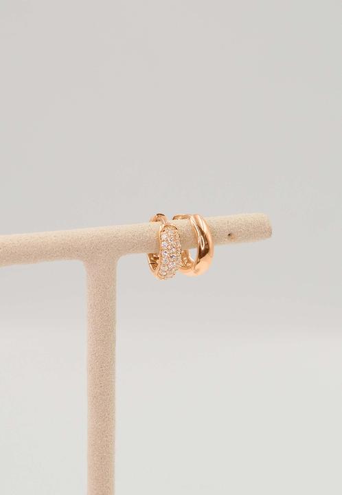 Actual product image Muau Creoles (Red gold or silver, White gold, Yellow gold)
