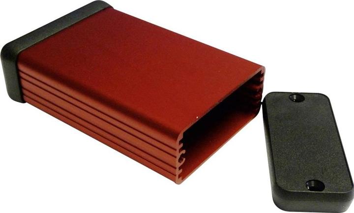 Image du produit Hammond 1455C802RD Boîtier universel 280 x 191 x 66 Aluminium extrudé Noir (anodisé) 1 pc. (Boîtier)