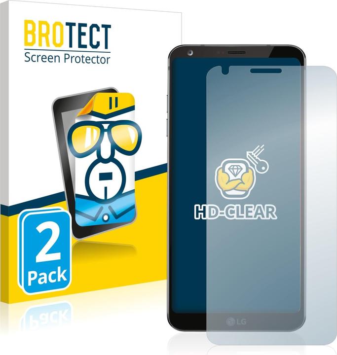 Actual product image BROTECT Screen Protector Clear (2 Piece, G6)