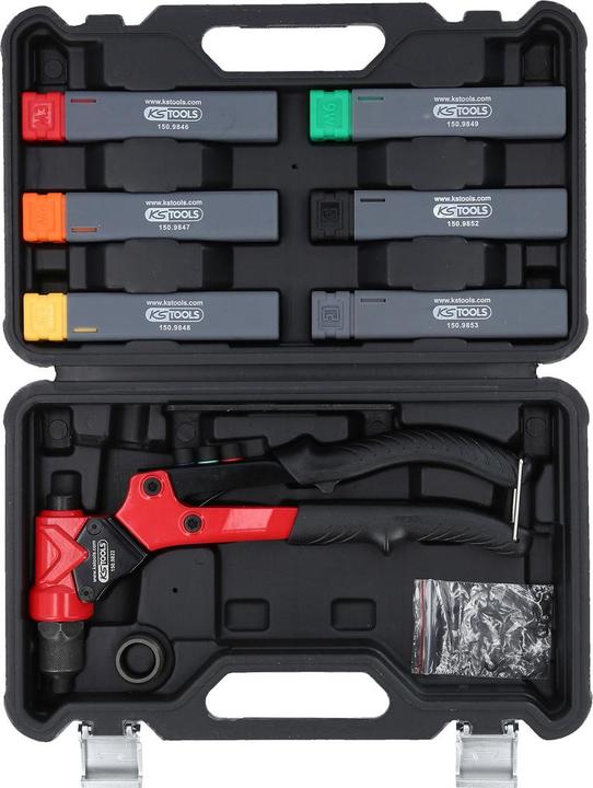 Image du produit KS Tools Jeu de pinces à riveter manuelles 3 en 1 (305 mm)