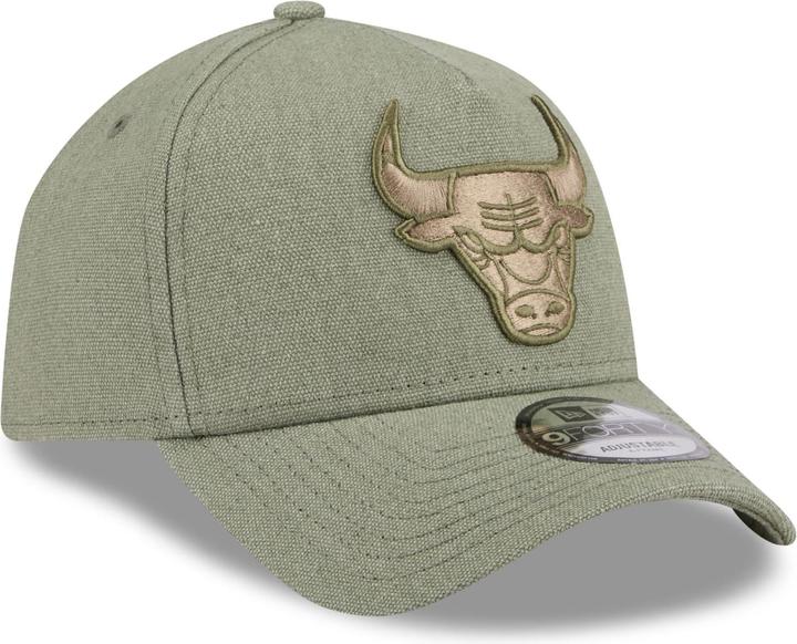 Image du produit New Era A-Frame Trucker Lin Cap - Chicago Bulls olive (Taille unique)
