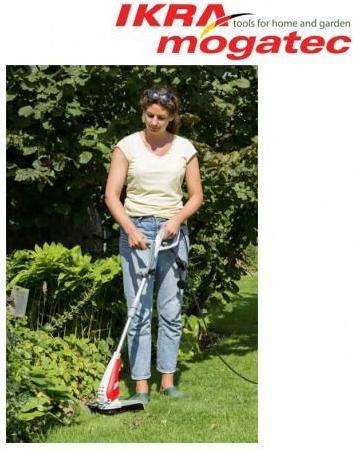 Actual product image Ikra Electric mower Mogatec 350 Watt IGT 350 (Exhibit) (Trim line)