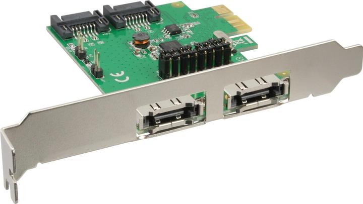Produktbild InLine Schnittstellenkarte 2+2-fach SATA 6Gb/s PCIe kein RAID