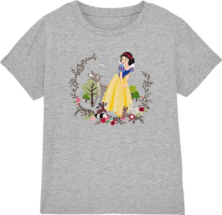 Actual product image Snow White Childrens/Kids And Her Forest Friends T-Shirt (104)