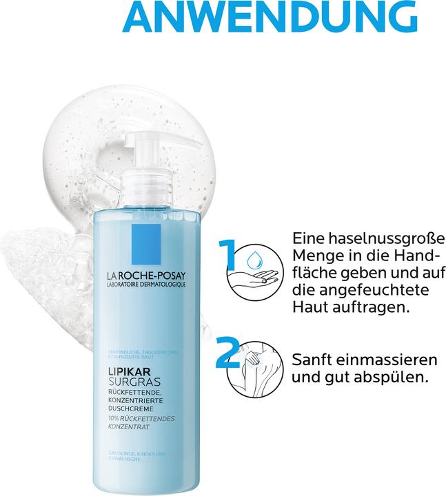 Image du produit La Roche Posay Lipikar Surgras Crème de Douche (400 ml)