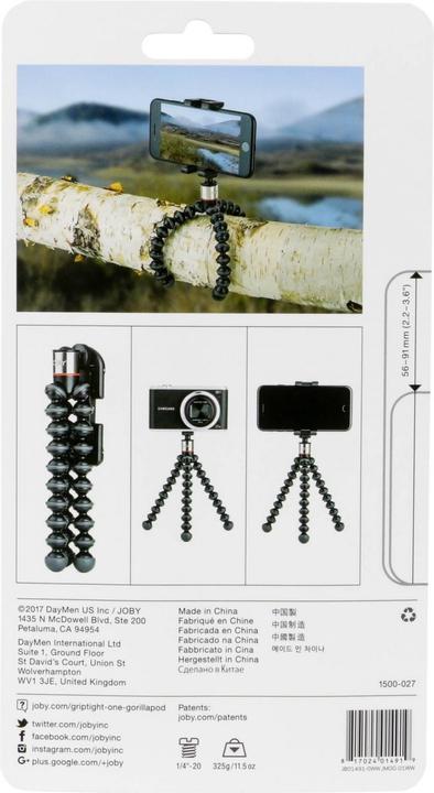 Immagine prodotto Joby GripTight One GP (Materiale sintetico, Metallo)