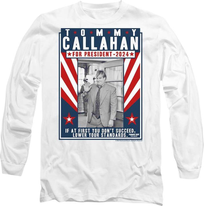 Actual product image Unisex Adult Callahan For President 2024 Lower Your Standards T-Shirt (M)