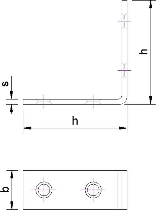 Actual product image Charmag reinforcing brackets (Reinforcing brackets, 1 pcs.)