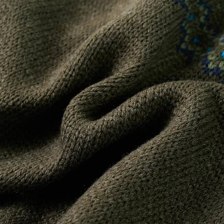 Immagine prodotto VidaXL Maglia per bambini in maglia kaki 116,Materiale: 100 (116)