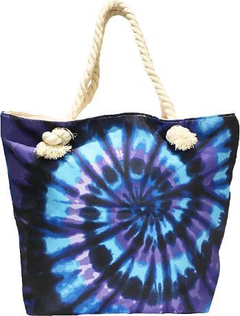 Immagine prodotto Bekos Batik - Shopper con manici in corda - In the deep mee