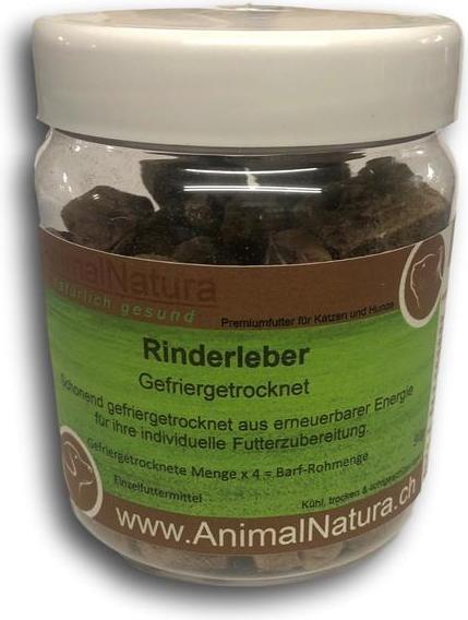 Produktbild AnimalNatura BARF Rinderleber Gefriergetrocknet (Adult, 1 Stk., 90 g)