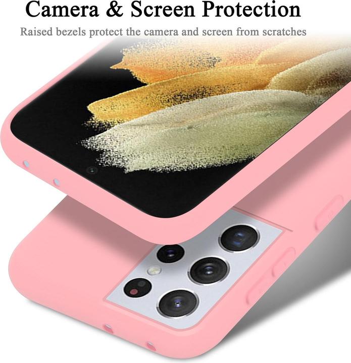 Immagine prodotto Cadorabo Copertura della cassa del silicone liquido TPU (Samsung Galaxy S21 Ultra)