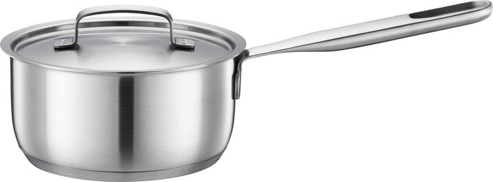 Fiskars All Steel Stieltopf mit Deckel, 1.5l (16 cm, Stielkasserolle, Edelstahl)
