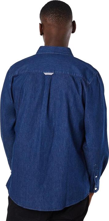Actual product image Universal Textiles Mens Denim Long-Sleeved Shirt (XL)