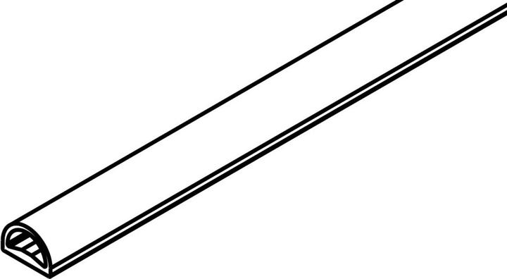 Actual product image HAWA Rubber profile for glass edge protection