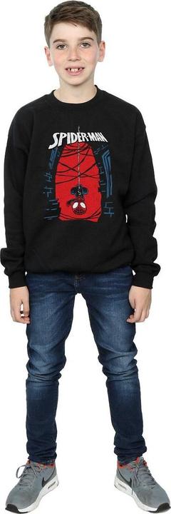 Actual product image Boys Spider-Man Hanging Sketch Sweatshirt (152, 158)