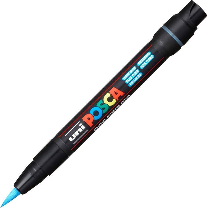 Produktbild Posca Brush Tip PCF-350 (Blau, 10 mm, 1 x)