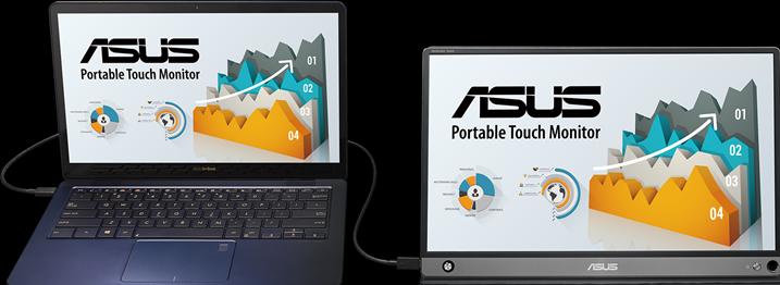 Image du produit ASUS ZenScreen Touch MB16AMT (1920 x 1080 pixels, 16")