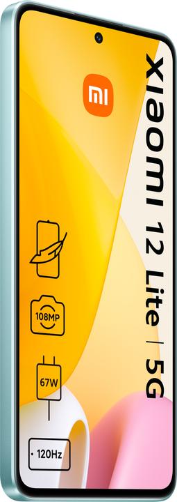 Produktbild Xiaomi 12 Lite 5G (128 GB, Lite Green, 6.55", Dual SIM, 108 Mpx, 5G)