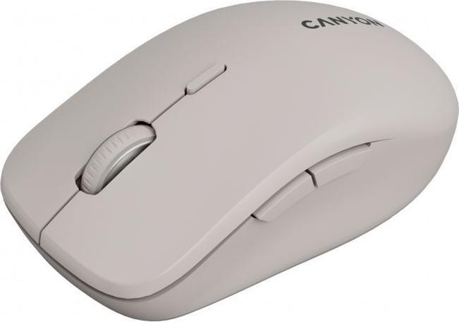 Productafbeelding Canyon Computer mouse mouse MW-12 Dual band Wireless Beige (Bedraad)