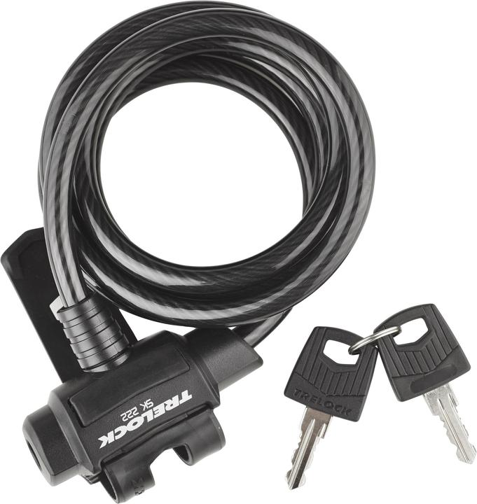 Image du produit Trelock SK 222 FIXXGO antivol à câble spiralé (180 cm)