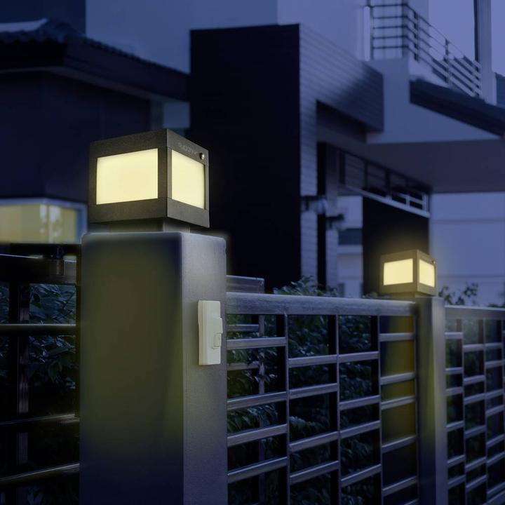 Actual product image Sygonix SY-5593808 Solar Garden Light 3W Natural White Black (120 lm, IP44)