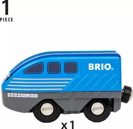 Produktbild Ravensburger BRIO World – 36019 Zug mit Rückziehmotor | Spielzeugzug für Kinder ab 3 Jahren