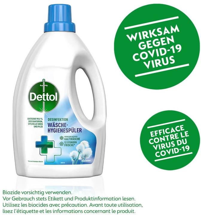 Produktbild Dettol Wäsche-Hygienespüler (15 Waschgänge, Flüssigwaschmittel)