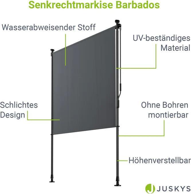 Image du produit Juskys Senkrechtmarkise Barbados (1.20 m)