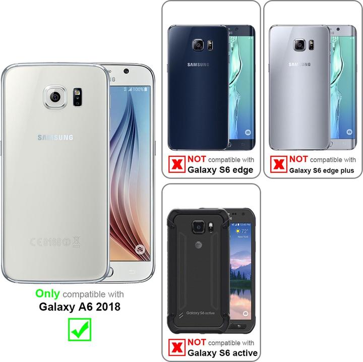 Productafbeelding Cadorabo Boek Onzichtbare Magneethoes (Samsung Galaxy S6)