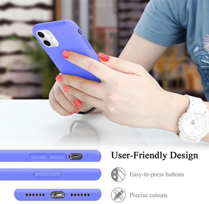 Actual product image Cadorabo TPU Liquid Silicone Case Cover (Apple iPhone 11)