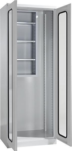 Immagine prodotto MBA-System Armadio per strumenti e materiale di pulizia STANDARD, con ante con finestrelle (37 cm, 112 cm)