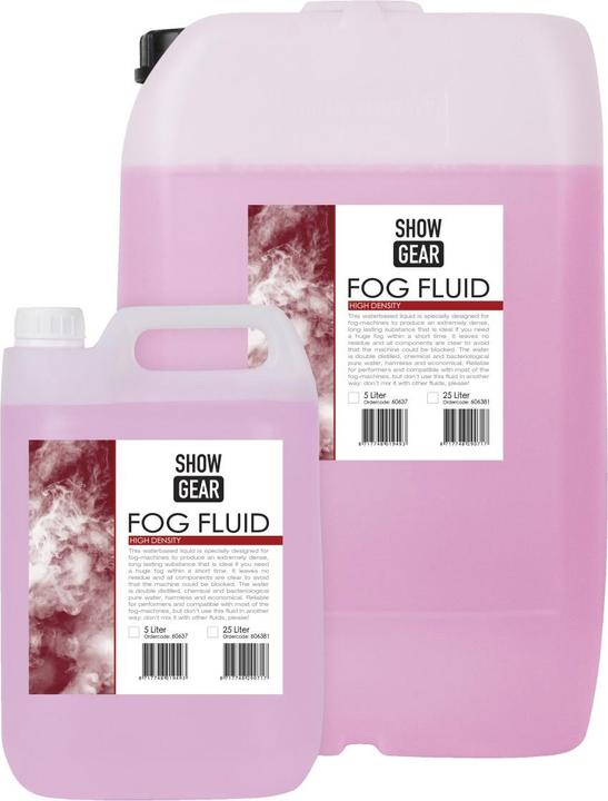 Actual product image Showtec High Density 5-Liter (Fog fluid)