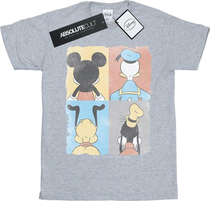 Actual product image Disney Mens Mickey Mouse Four Backs T-Shirt (S)