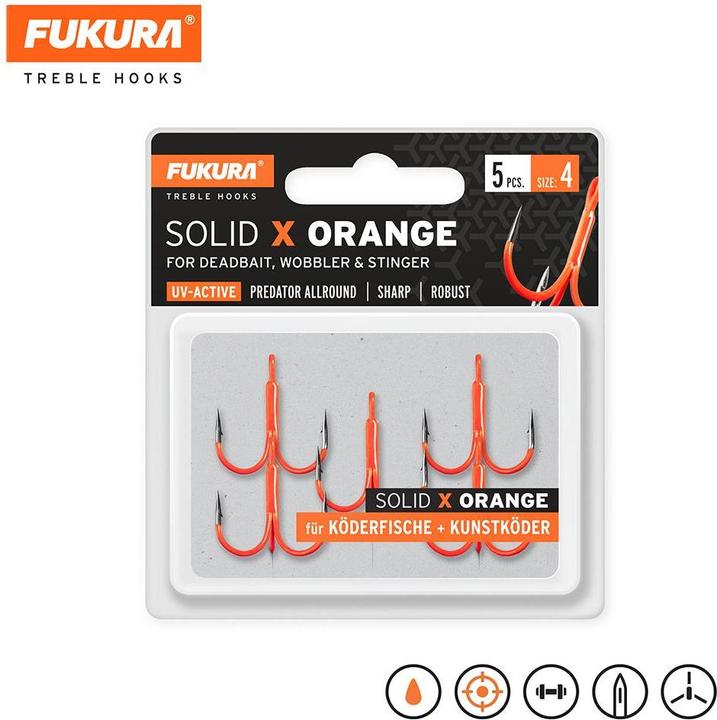 Lieblingsköder Fukura Solid X Orange Drilling