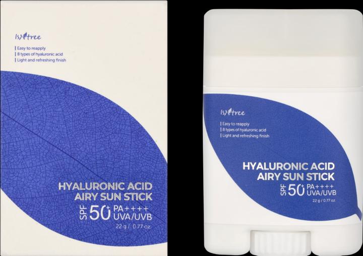 Immagine prodotto Isntree Hyaluronic Acid Airy Sun Stick (Stick solare, SPF 50, 22 ml, 22 g)