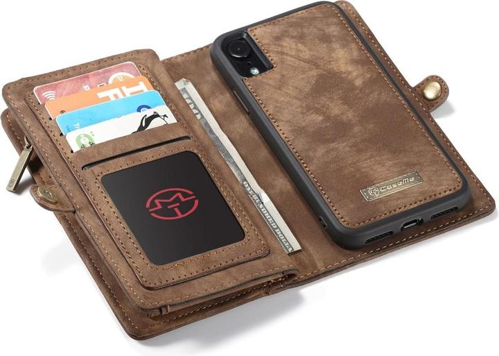 Productafbeelding Caseme Apple iPhone XR Echt Leren Portemonnee Kaart Hoesje (Apple iPhone XR)