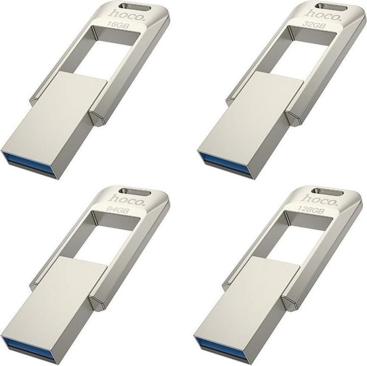 Produktbild Hoco Memory cards pendrive USB A + USB C UD16 32GB USB3.0 (32 GB, USB-A)