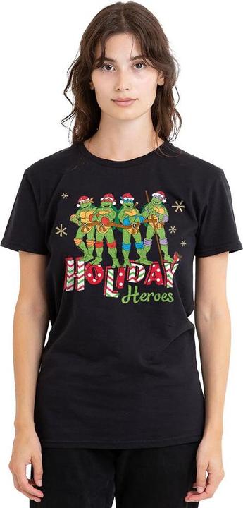 Produktbild Teenage Mutant NT Holiday Heroes TShirt weihnachtliches Design (M)